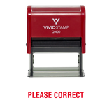 Please Correct Rubber Stamp