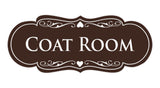 Signs ByLITA Designer Coat Room Sign