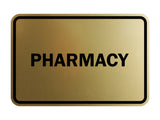 Signs ByLITA Classic Framed Pharmacy Sign