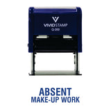 ABSENT Make-up Work Teacher Self Inking Rubber Stamp