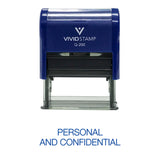 Personal And Confidential Rubber Stamp