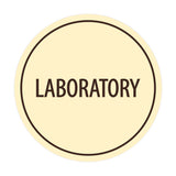 Signs ByLITA Circle Laboratory Sign