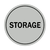 Lt Gray Signs ByLITA Circle Storage Sign