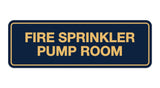 Signs ByLITA Standard Fire Sprinkler Pump Room Sign