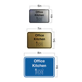 Classic Framed Office Kitchen Wall or Door Sign