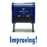 IMPROVING Teacher Self Inking Rubber Stamp