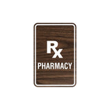 Portrait Round Rx Pharmacy Sign