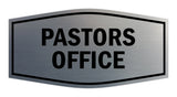 Signs ByLITA Fancy Pastors Office Sign with Adhesive Tape, Mounts On Any Surface, Weather Resistant, Indoor/Outdoor Use