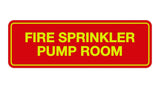 Signs ByLITA Standard Fire Sprinkler Pump Room Sign