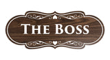 Signs ByLITA Designer The Boss Sign