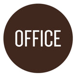Circle OFFICE Wall / Door Sign