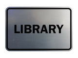 Signs ByLITA Classic Library Sign