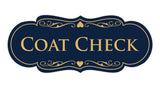 Signs ByLITA Designer Coat Check Sign
