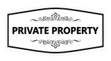 Signs ByLITA Fancy Private Property Sign