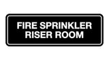 Signs ByLITA Standard Fire Sprinkler Riser Room Sign