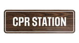 Standard Cpr Station Sign