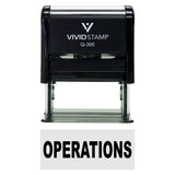 Operations Self-Inking Office Rubber Stamp
