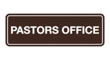 Signs ByLITA Standard Pastors Office Sign