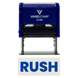 RUSH Self-Inking Office Rubber Stamp