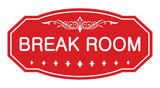 Victorian Break Room Sign