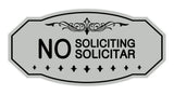 Signs ByLITA Victorian No Soliciting No Solicitar Sign