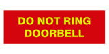 Signs ByLITA Basic Do Not Ring Doorbell Sign