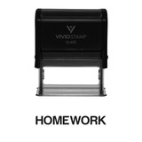 Homework Teacher Self Inking Rubber Stamp