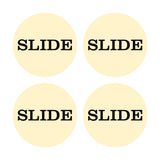 Slide Round Door Sign