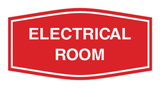 Fancy Electrical Room Sign