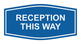 Signs ByLITA Fancy Reception This Way Sign