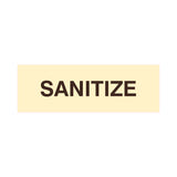 Signs ByLITA Basic Sanitize Sign