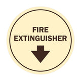 Signs ByLITA Circle Fire Extinguisher Sign