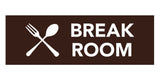 Signs ByLITA Basic Break Room Sign
