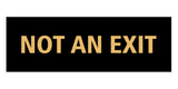 Signs ByLITA Basic Not An Exit Sign