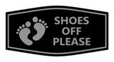 Signs ByLITA Fancy Shoes Off Please Remove Sign