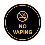 Signs ByLITA Circle No Vaping Sign