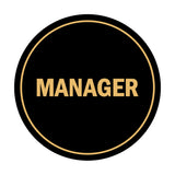 Signs ByLITA Circle Manager Sign