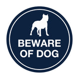 Signs ByLITA Circle Beware Of Dog Sign