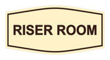 Signs ByLITA Fancy Riser Room Sign