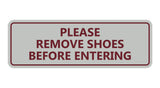 Signs ByLITA Standard Please Remove Shoes Before Entering Sign
