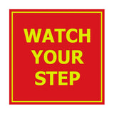 Signs ByLITA Square watch your step Sign