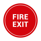 Signs ByLITA Circle Fire Exit Sign