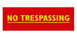 Signs ByLITA Basic No Trespassing Sign