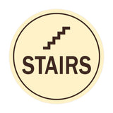 Sign By LITA Circle Stairs Sign