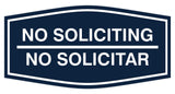Signs ByLITA Fancy No Soliciting No Solicitar Sign
