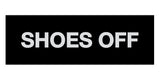 Signs ByLITA Basic Shoes Off Sign
