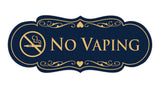 Signs ByLITA Designer No Vaping Sign