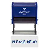 Please Redo Teacher Self-Inking Office Rubber Stamp