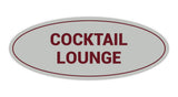 Signs ByLITA Oval Cocktail Lounge Sign