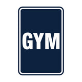 Portrait Round Gym Sign